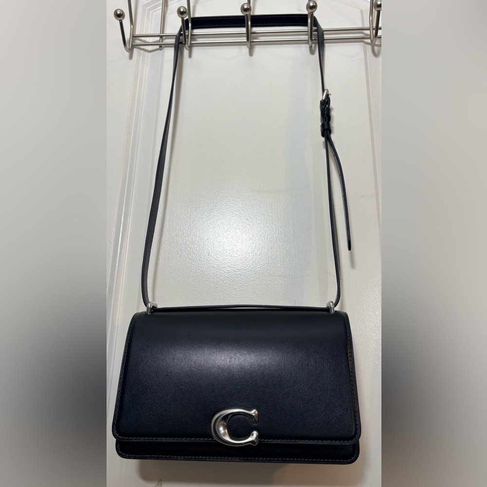 ✨ COACH Bandit Shoulder Bag in Black Luxe Refined Calf Leather - CC416 ✨ - Picture 11 of 15